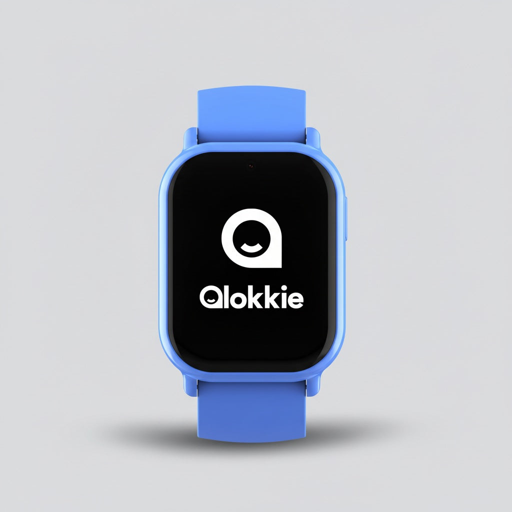 Qlokkie Kiddo Mini – Compact GPS Horloge voor Kinderen – Blauw