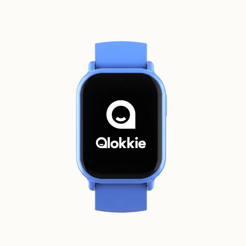 Qlokkie Kiddo Mini – Compact GPS Horloge voor Kinderen – Blauw