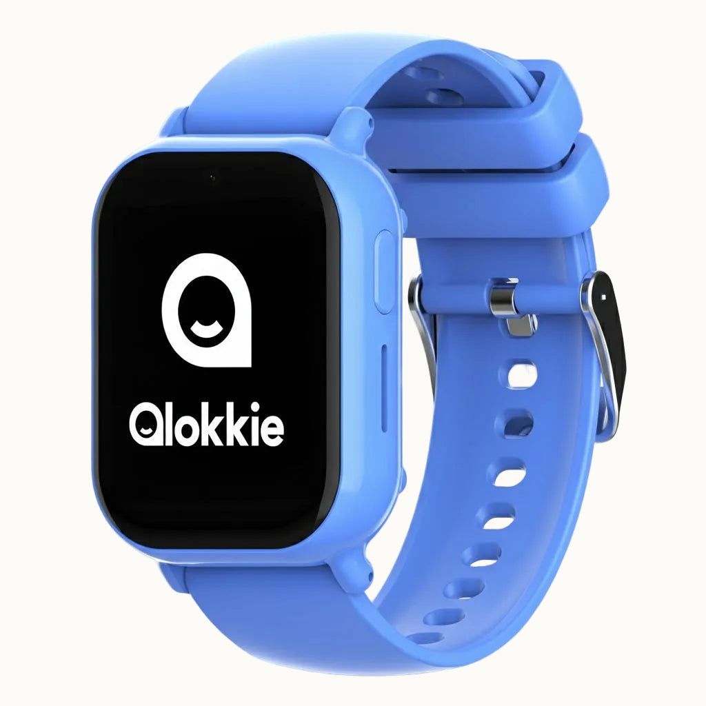 Qlokkie Kiddo Mini – Compact GPS Horloge voor Kinderen – Blauw