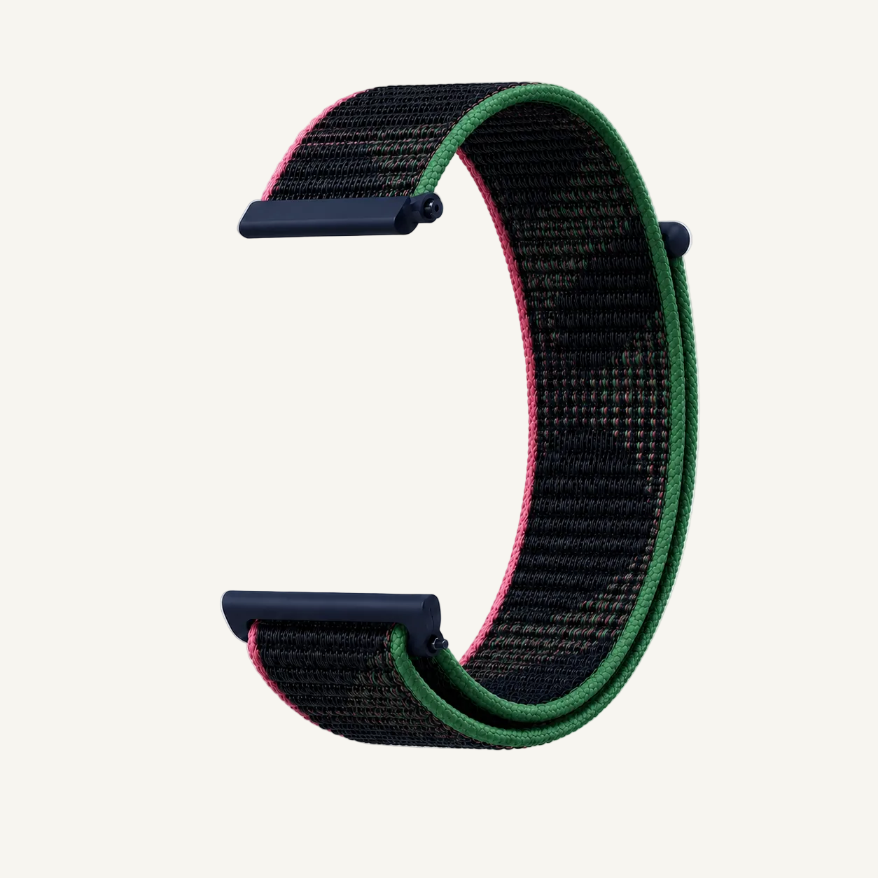 Horlogeband Klittenband- 20MM - Leger