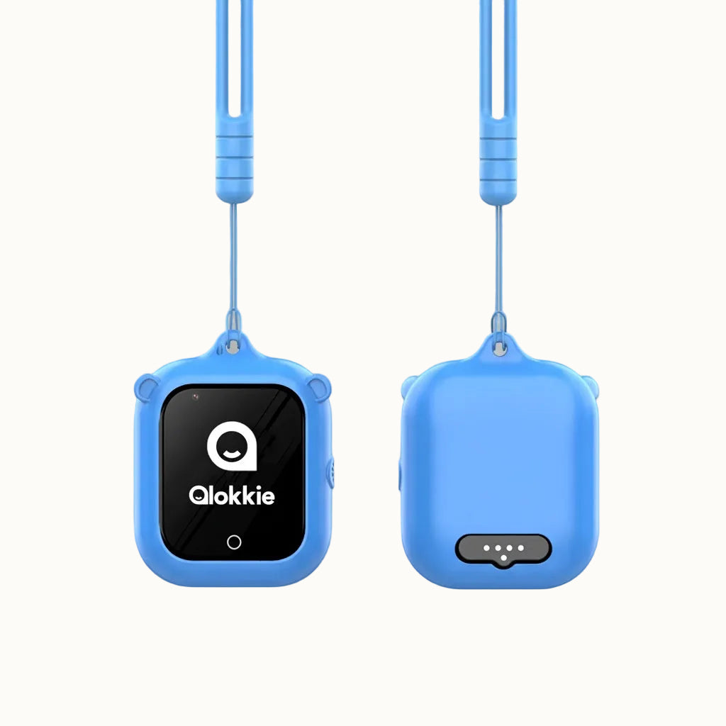 Qlokkie GPS Horloge Kind - Kiddo GO+ - Inclusief Beschermcase – Blauw