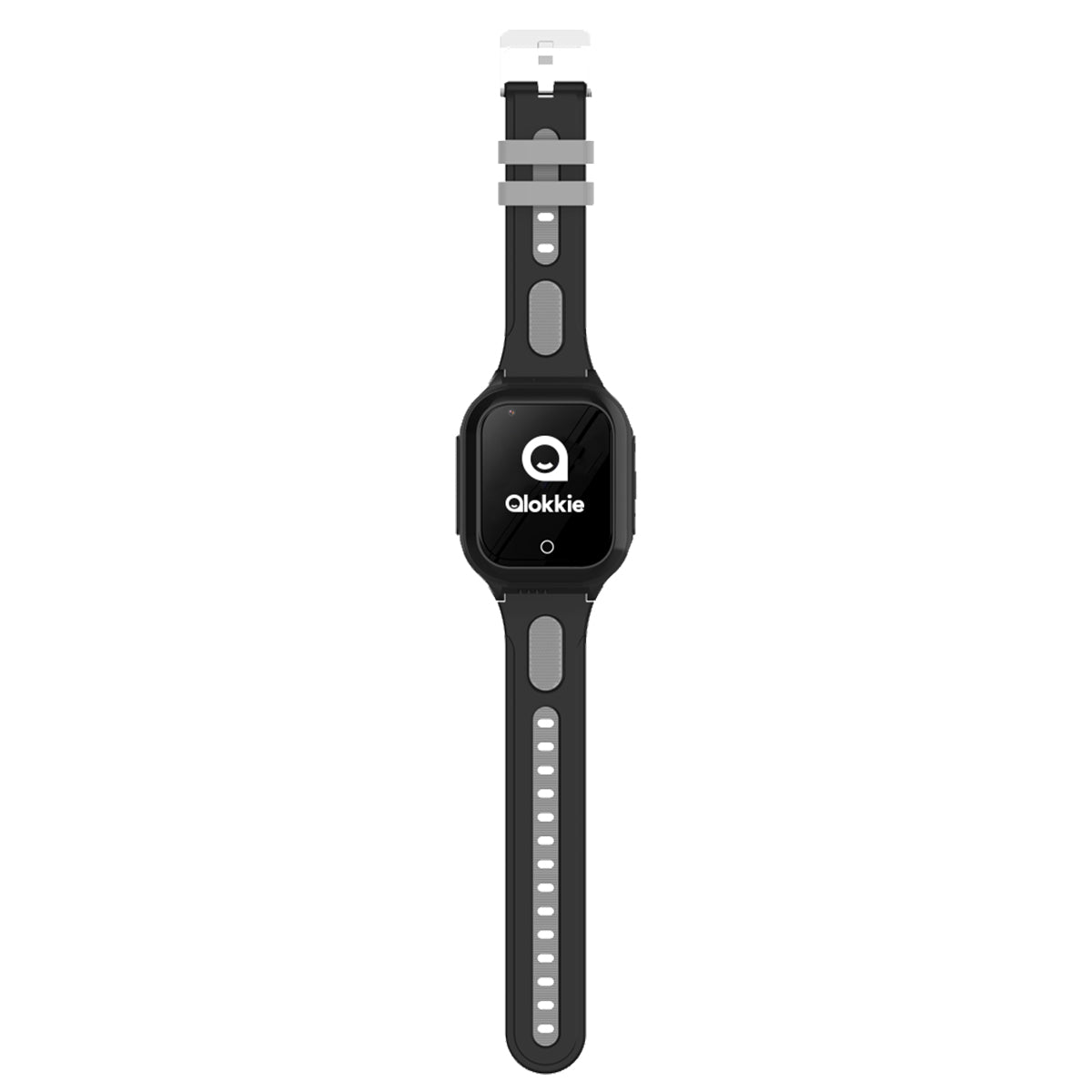 Qlokkie GPS Horloge Kind - Kiddo GO - Zwart