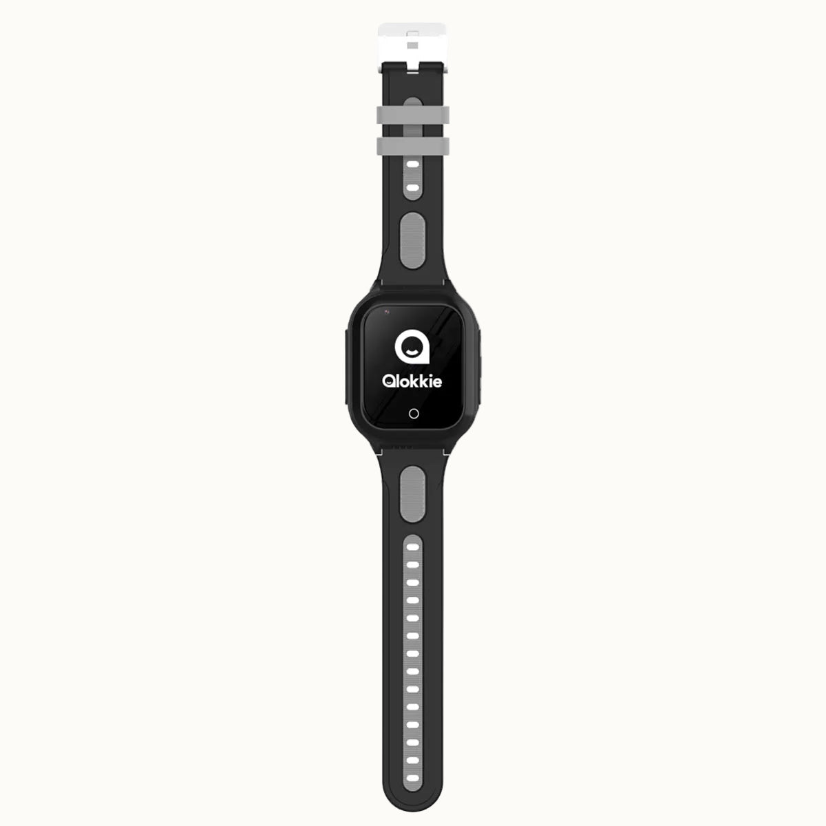 Qlokkie GPS Horloge Kind - Kiddo GO - Zwart