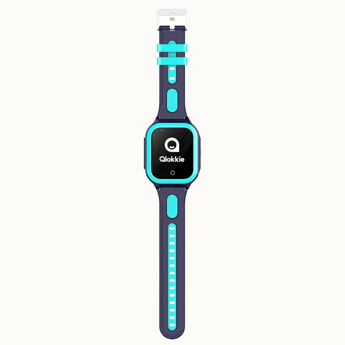 Blauw Qlokkie Kiddo GO GPS horloge voor kinderen met open bandje