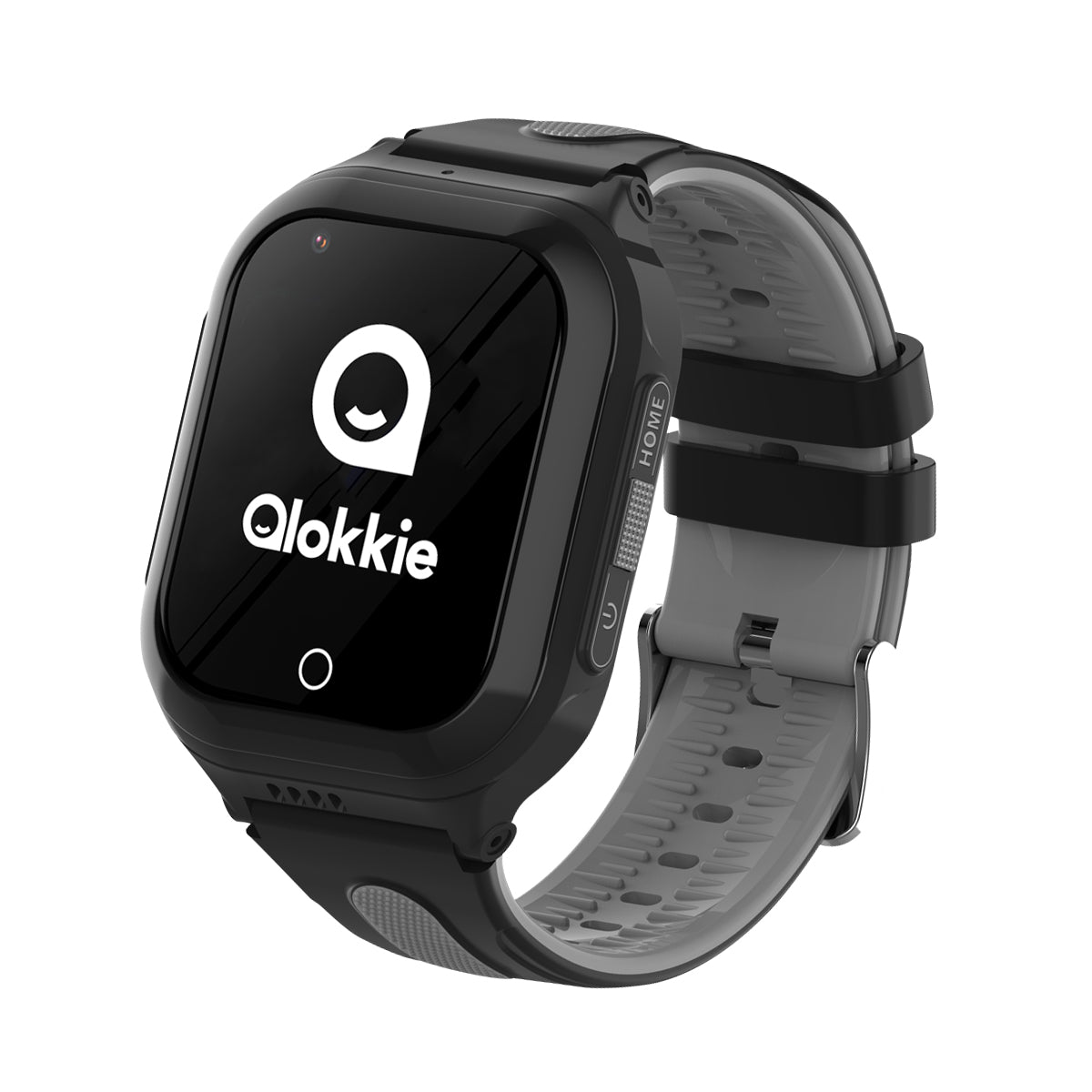 Qlokkie GPS Horloge Kind - Kiddo GO+ - Inclusief Beschermcase – Zwart