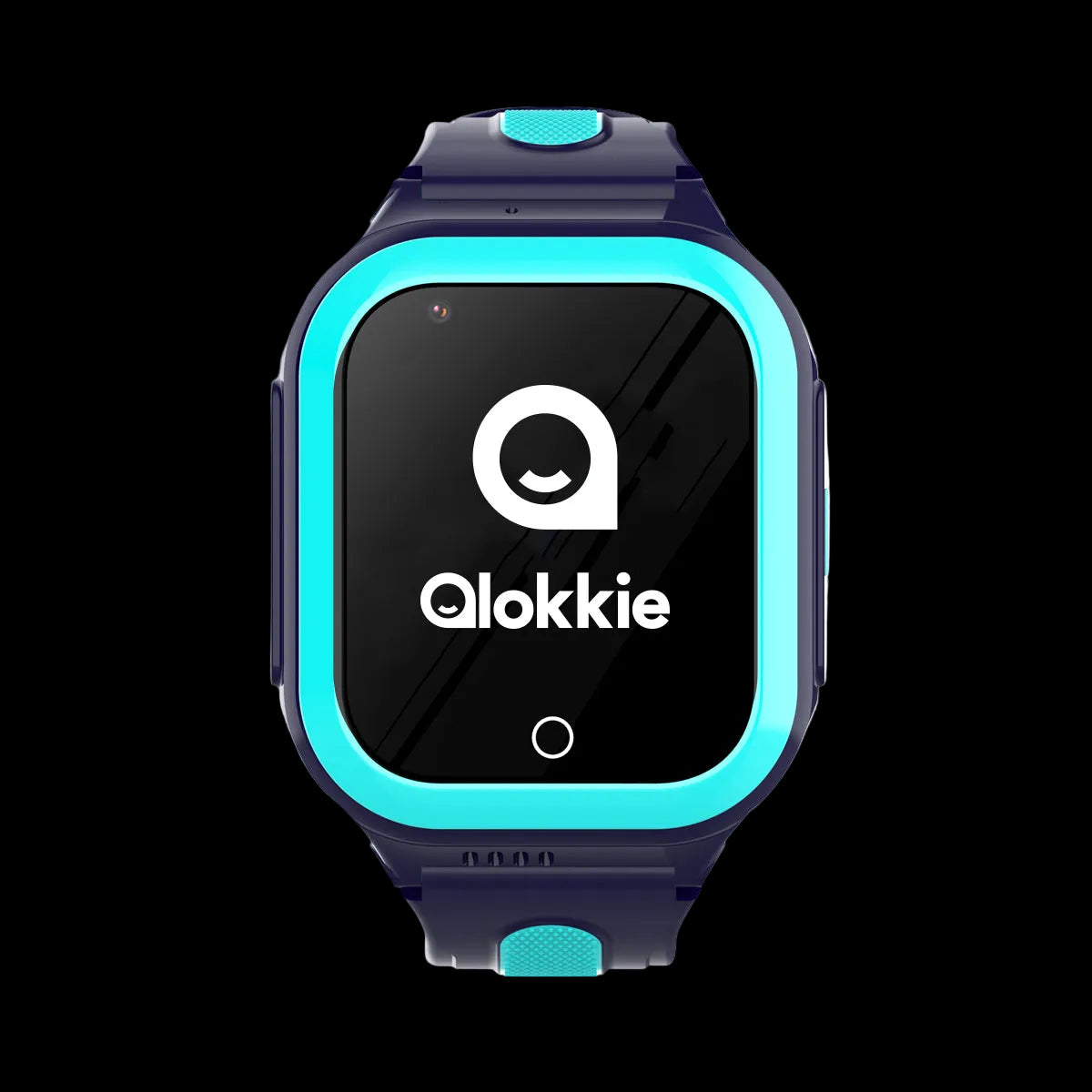 Qlokkie GPS-Uhr für Kinder – Kiddo GO+ – inklusive Schutzhülle – Blau