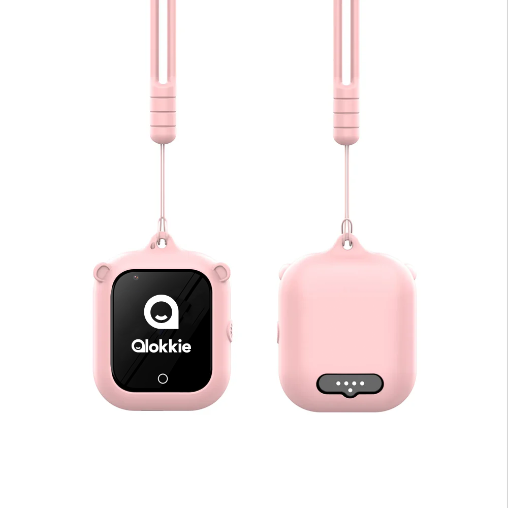Kiddo GO + roze in ketting houder