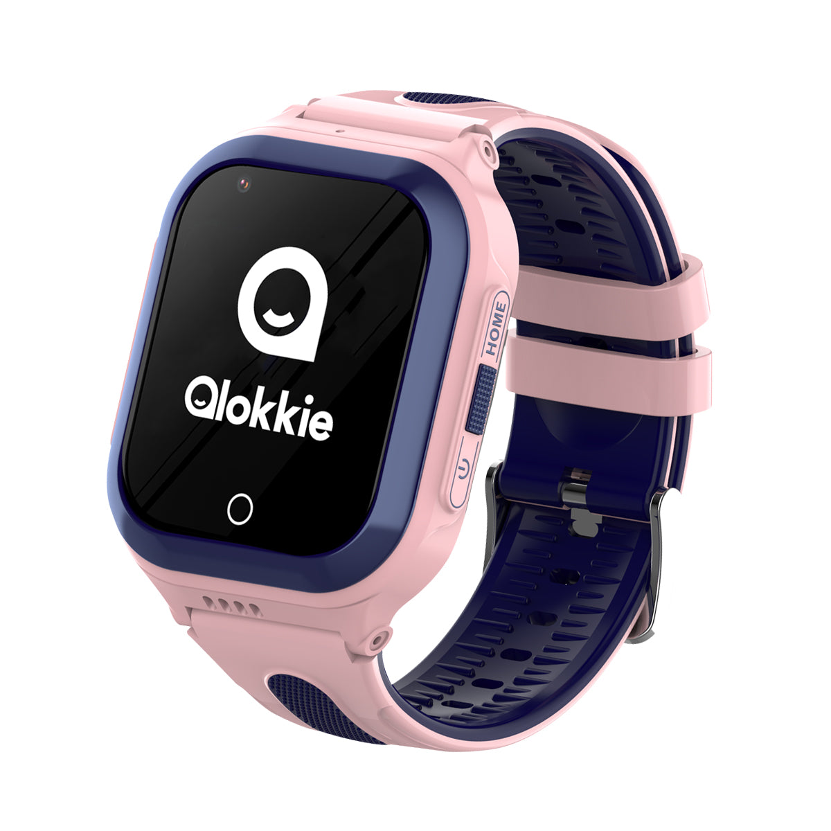 Qlokkie GPS Horloge Kind - Kiddo GO+ - Inclusief Beschermcase – Roze