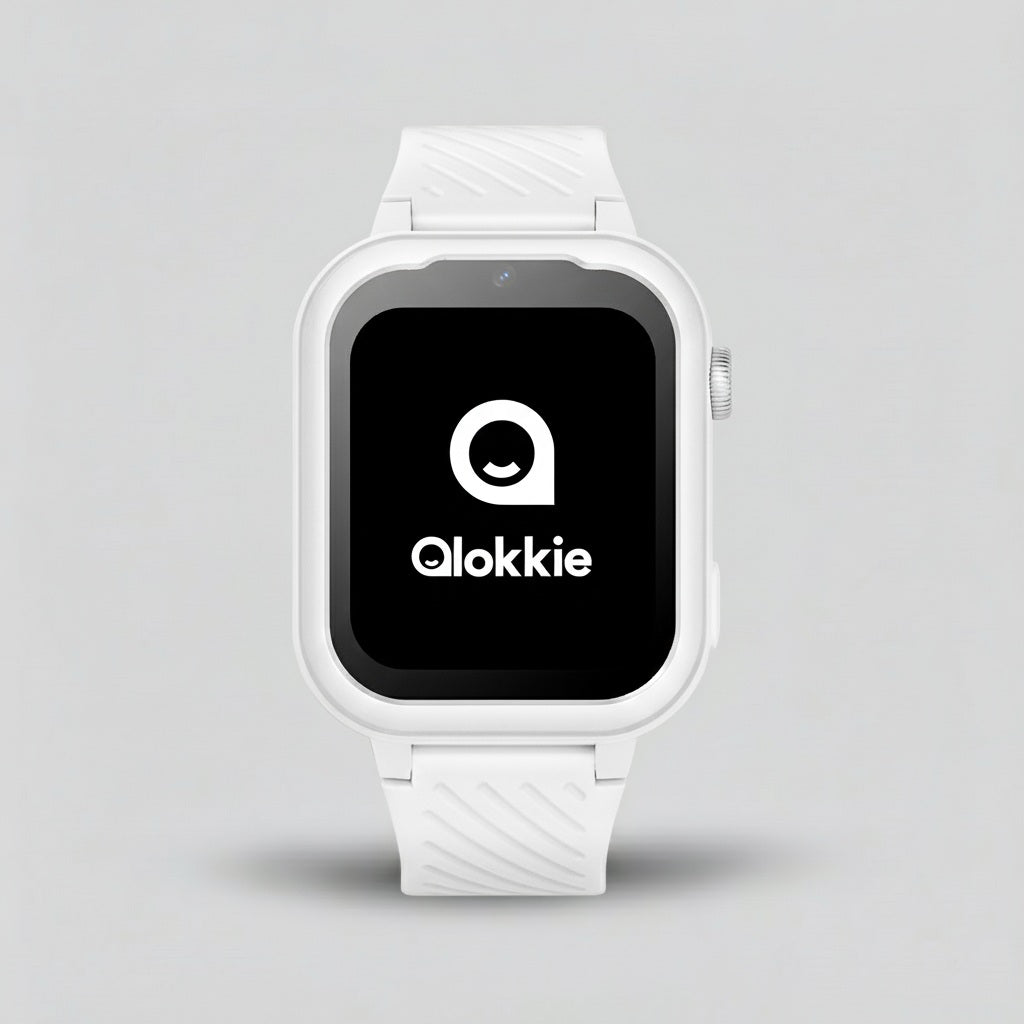 Qlokkie GPS Horloge Kind - Kiddo Pro - Whatsapp - Grijs