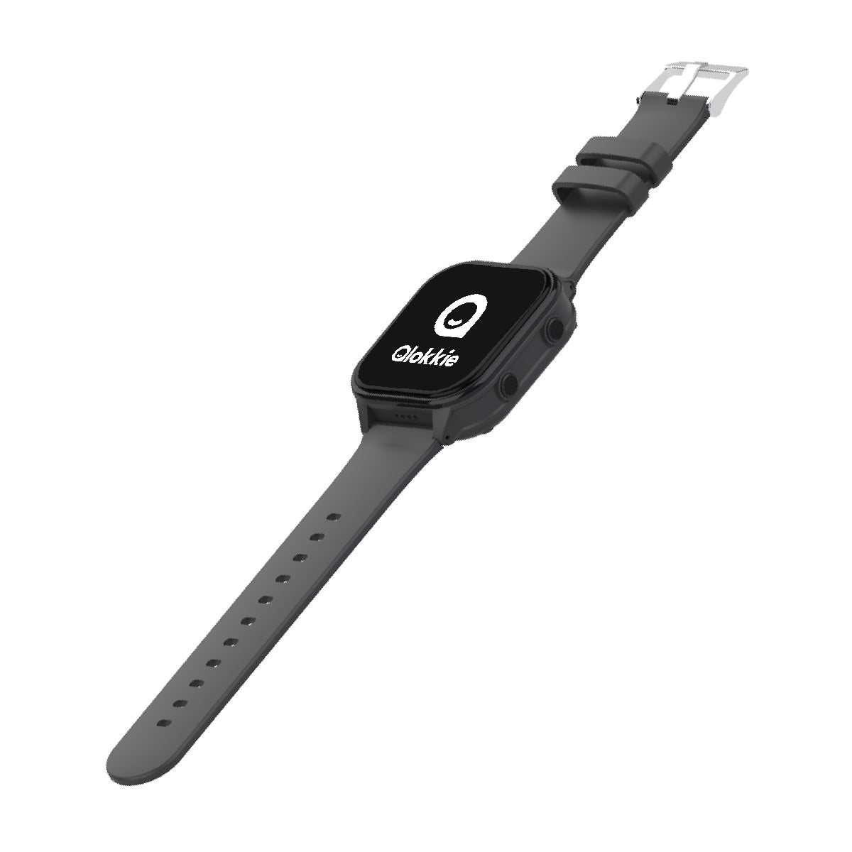 Qlokkie GPS Horloge Kind - Kiddo 23 - Whatsapp - Zwart