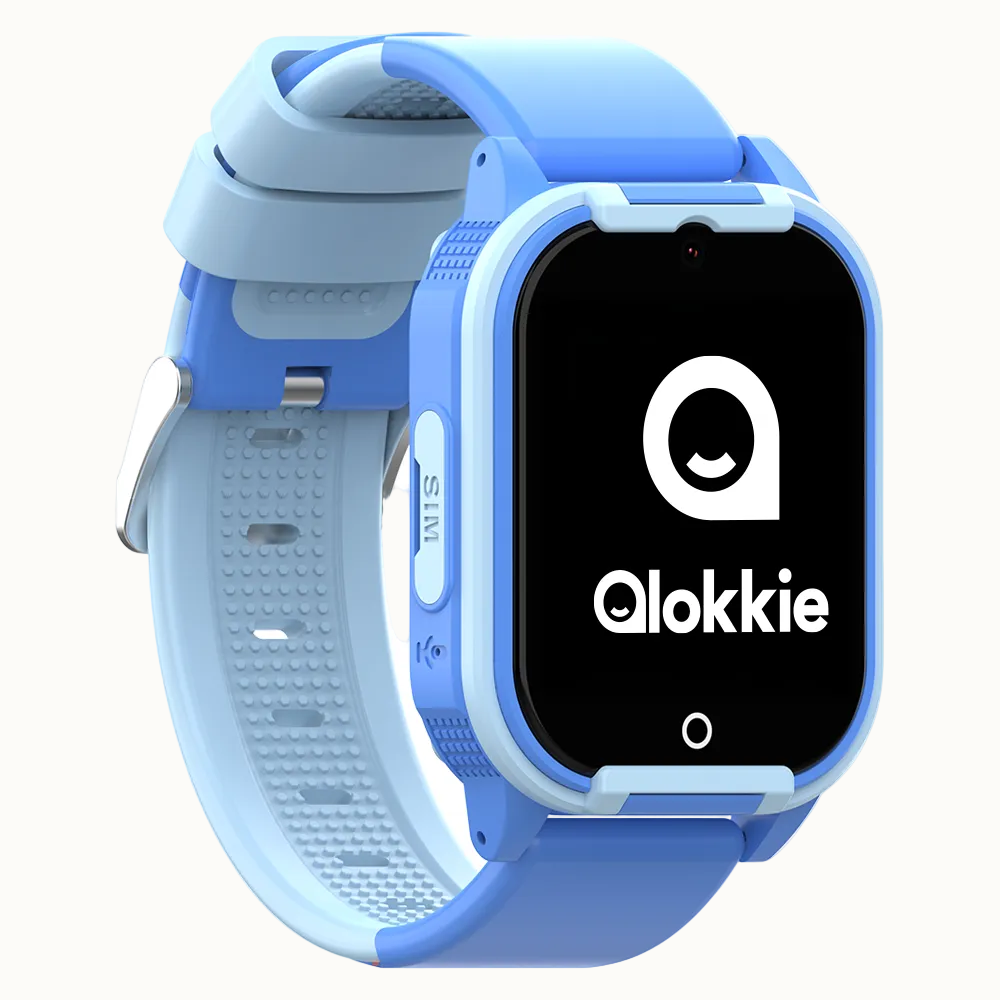 Qlokkie GPS Horloge Kind - Kiddo Lite - Blauw