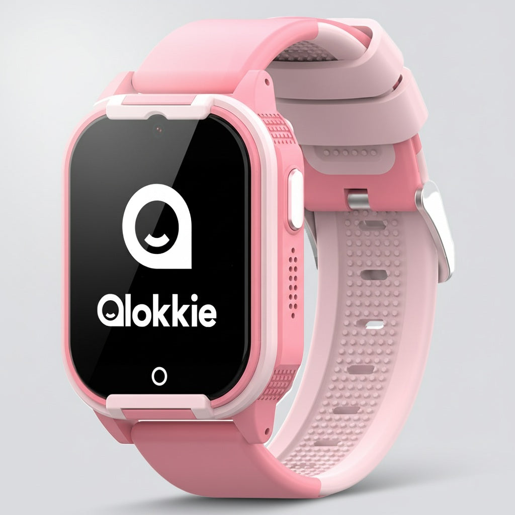 Qlokkie GPS Horloge Kind - Kiddo Lite - Roze