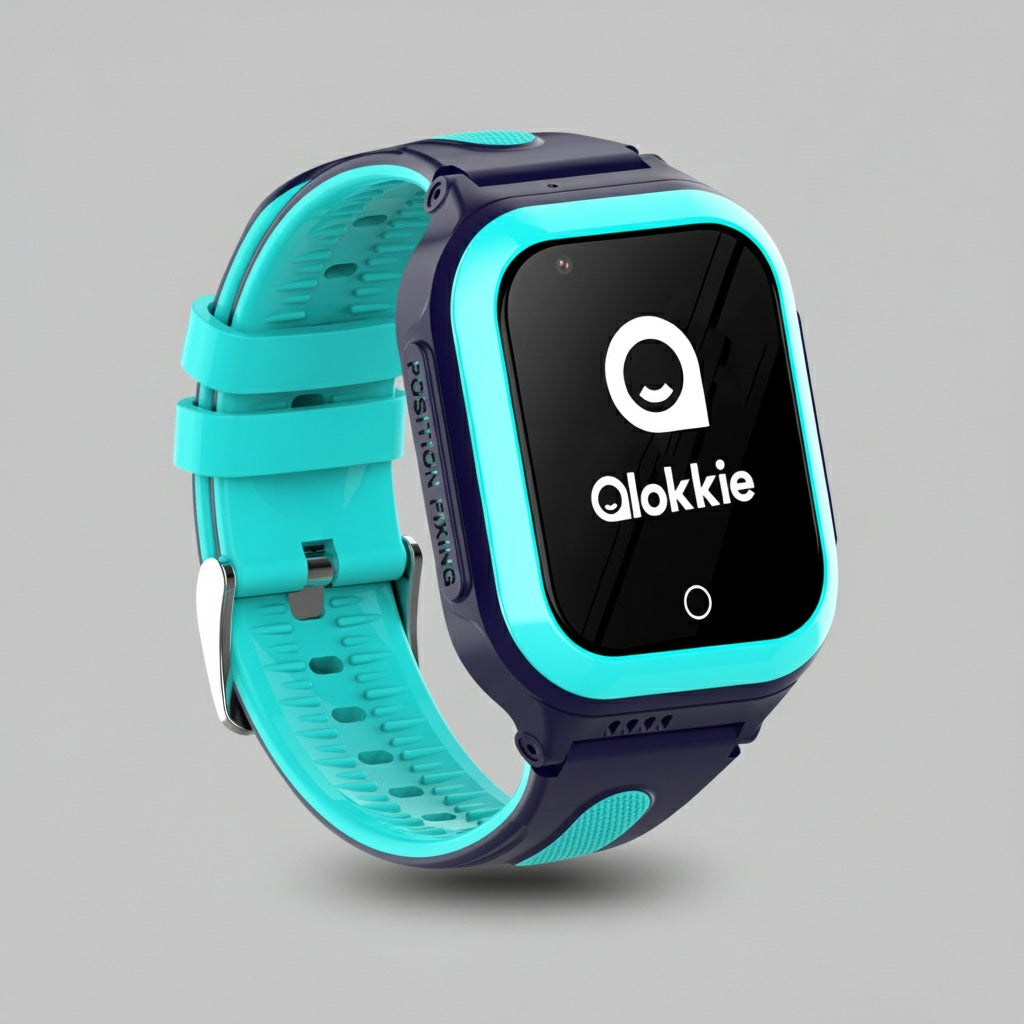 Qlokkie GPS Horloge Kind - Kiddo GO - Blauw