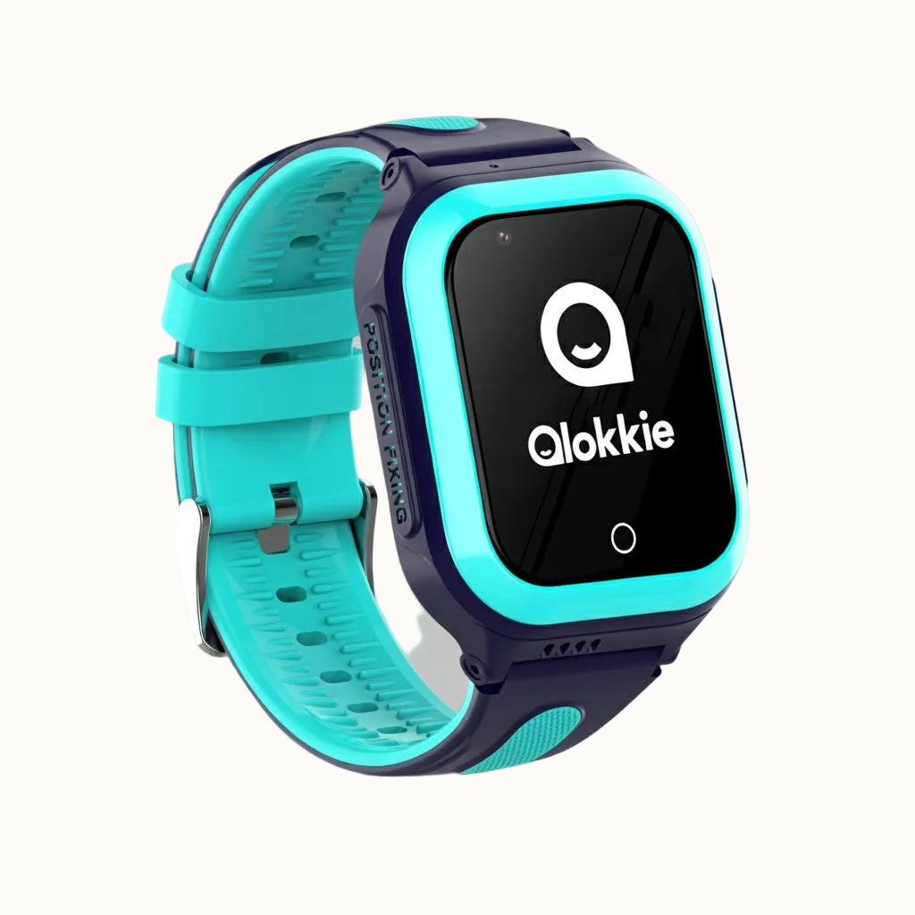 Qlokkie GPS Horloge Kind - Kiddo GO - Blauw