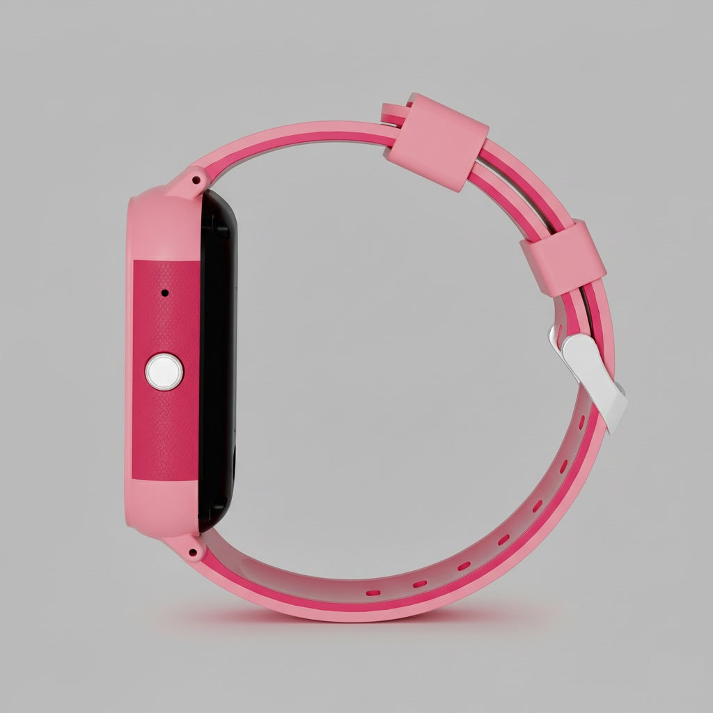 Qlokkie GPS Horloge Kind - Kiddo Slim Pro - Roze