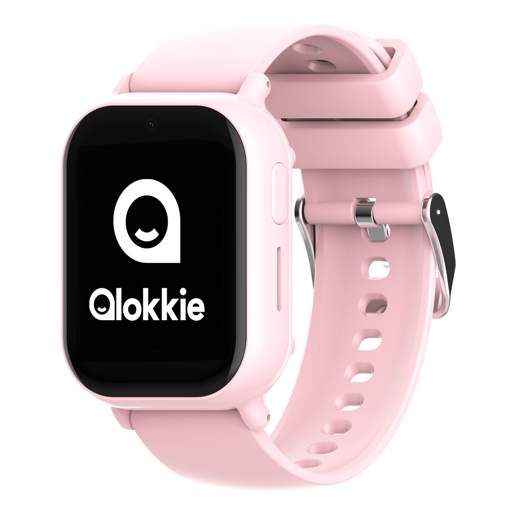 Qlokkie GPS Horloge Kind - Kiddo Mini - Roze